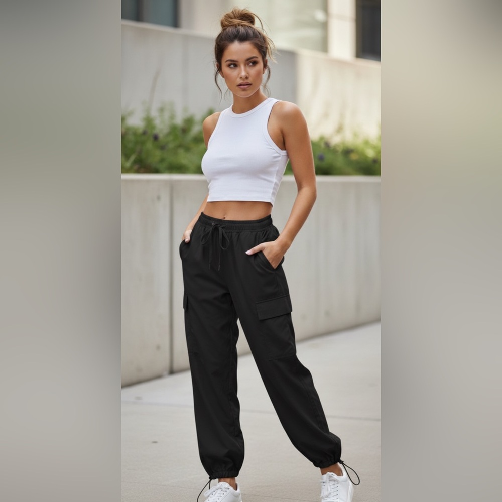 Express Black Jogger Pants